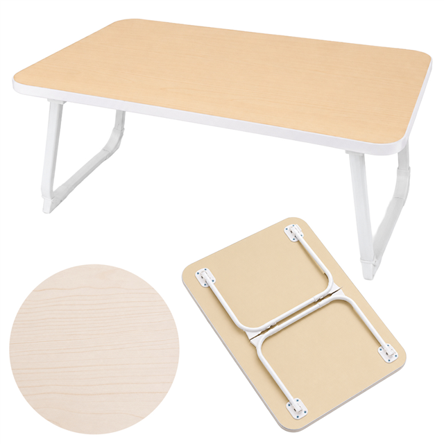 Sunup SN-29693 Katlanabilir Laptop Masası ve Yatak Koltuk Üzeri Tepsisi Ahşap Desen 60x40cm
