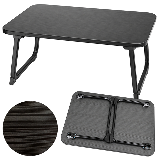 Sunup SN-29695 Katlanabilir Laptop Masası ve Yatak Koltuk Üzeri Tepsisi Siyah 70x48cm