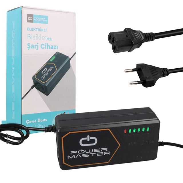 Powermaster PM-31124 48 Volt - 20 Amper Elektrikli Bisiklet Şarj Cihazı