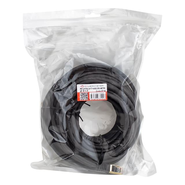 PowerMaster PMCAT715 Cat7 15 Metre 10Gbps 600MHz LAN Ethernet Kablosu - RJ45 26AWG Bakır
