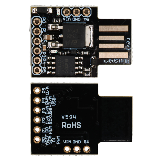 Digispark Kickstarter ATTiny85 Mini USB Geliştirme Kartı (Rev3)