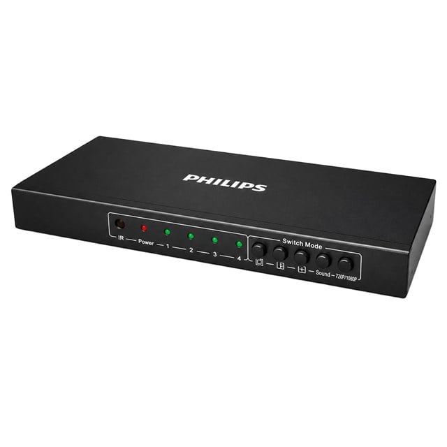 Philips SWR9101W/93 HDMI Quad Multi-Viewer 4-Giriş 1-Çıkış Ekran Bölücü ve Seçici Switch