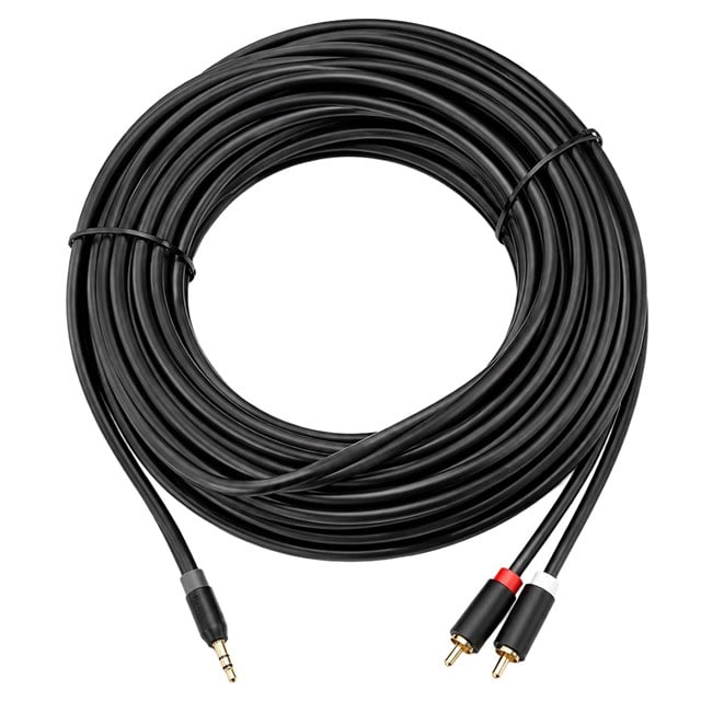 Philips SWR2110/93 25 Metre 3.5mm Stereo 2 RCA AUX Ses Kablosu Hi-Fi