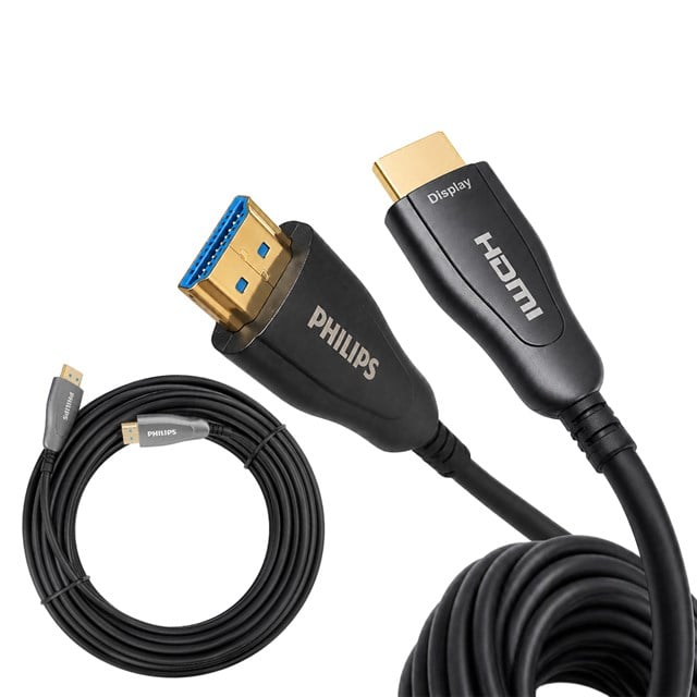 Philips SWR3019W/93 35 Metre 4K 60Hz AOC Fiber Optik HDMI Kablo Çinko Alaşım Gövde
