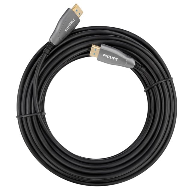 Philips SWR3019W/93 100 Metre 4K 60Hz AOC Fiber Optik HDMI Kablo Çinko Alaşım Gövde
