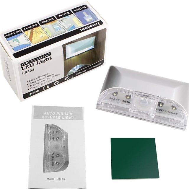 Powermaster PM-37708 Hareket Sensörlü 4 LED’li Pratik Aydınlatma