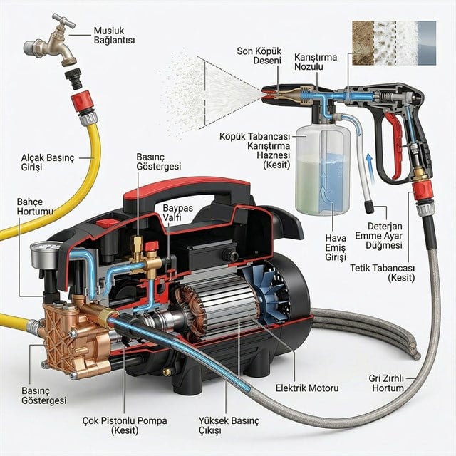 Powermaster PM-37733 Araç Yikama Maki̇nesi̇