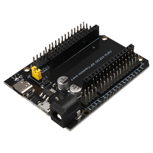 ESP32S 30 Pin Genişletme Kartı Adaptör Modülü Çift Type-C ve Micro USB Girişli