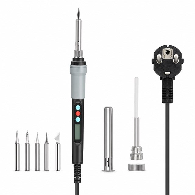 Powermaster PM-37867 90W Dijital Ayarlanabilir Isılı Lehim Makinesi Kalem Havya