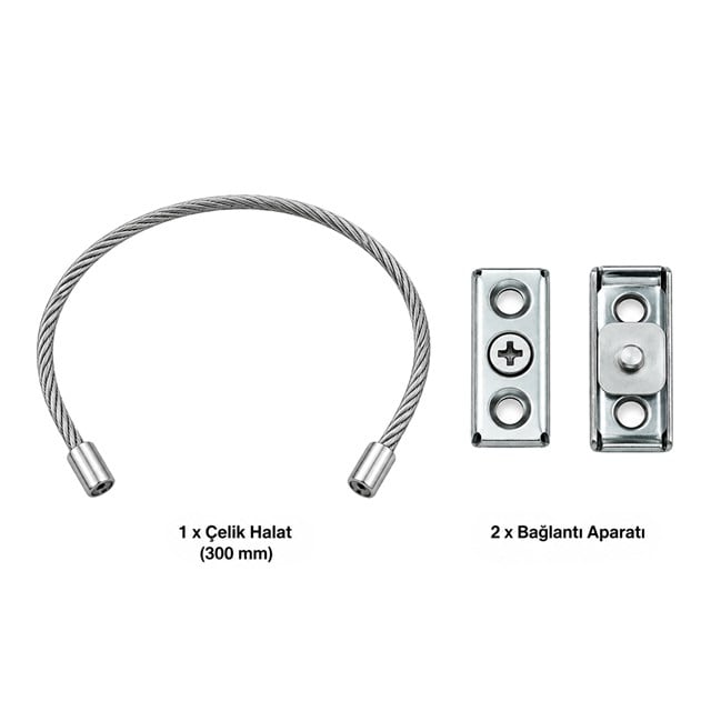 Sunup SN-37890 Çelik Halatlı Güvenlik Bağlantı Aparatı