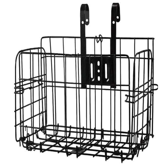 Sunup SN-37894 Katlanabilir Bisiklet Sepeti Metal Tel Gövde 34x20x23CM Pratik Taşıma Sepeti