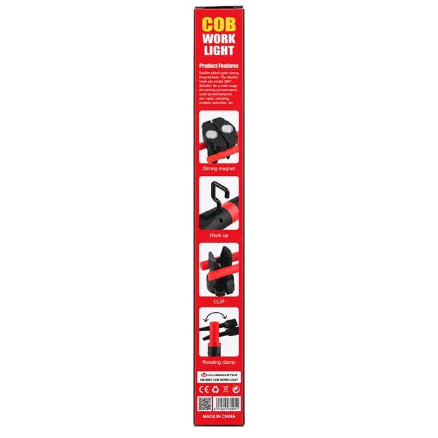 Powermaster PM-38123 DC 5V Şarjlı Manyetik Taban Askı Aparatı Çoklu Işık Modu Araç Tamir Lambası