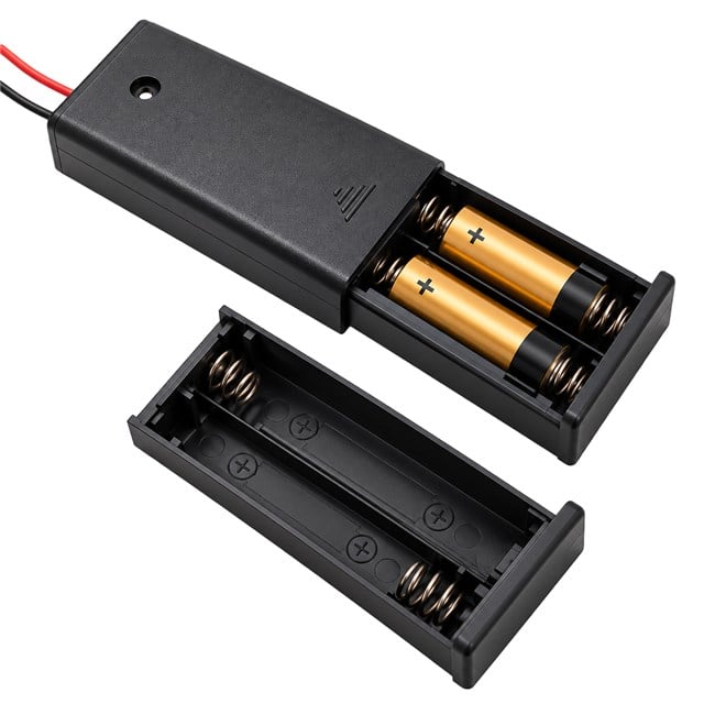 PowerMaster PM-38178  2’li AA On-Off Anahtar Swıtchli Pil Yuvası