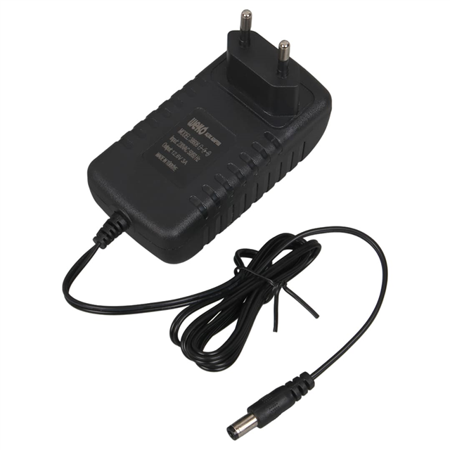 Weko WK-38606 Yerli Üretim 12.6 Volt - 3 Amper 5.5*2.5 Mm Uçlu Ledli Priz Tipi Şarj Adaptörü