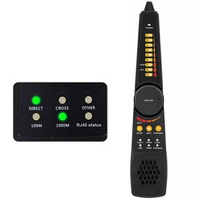 Novacom NVC-LT200 3’’ Lcd Ekranlı Tdr Metraj - Pse Voltaj - Network Kablo Test Cihazı