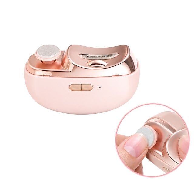 Sunup SN-38944 Şarjlı Tırnak Bakım Törpüleme Cihazı Pembe Rose Gold