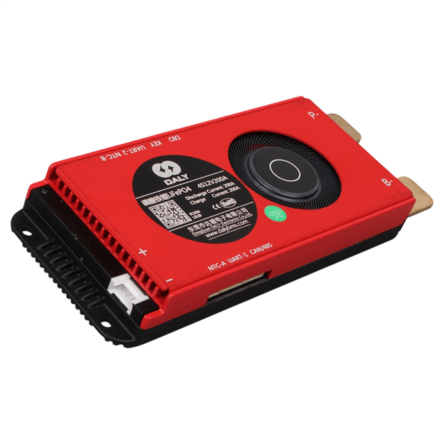 DALY LiFePO4 4S 12V 200A Smart BMS Lityum Akü Pil Batarya Deşarj-Şarj Koruma Devresi