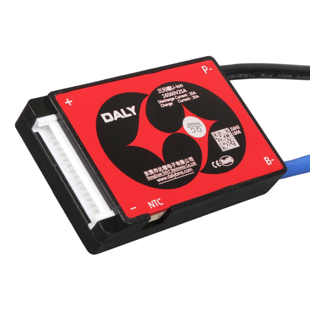 DALY 16S 60V 25A Li-ion Lityum Batarya Akü Pasif Balanslı BMS Kartı - NTC Sıcaklık Sensörlü