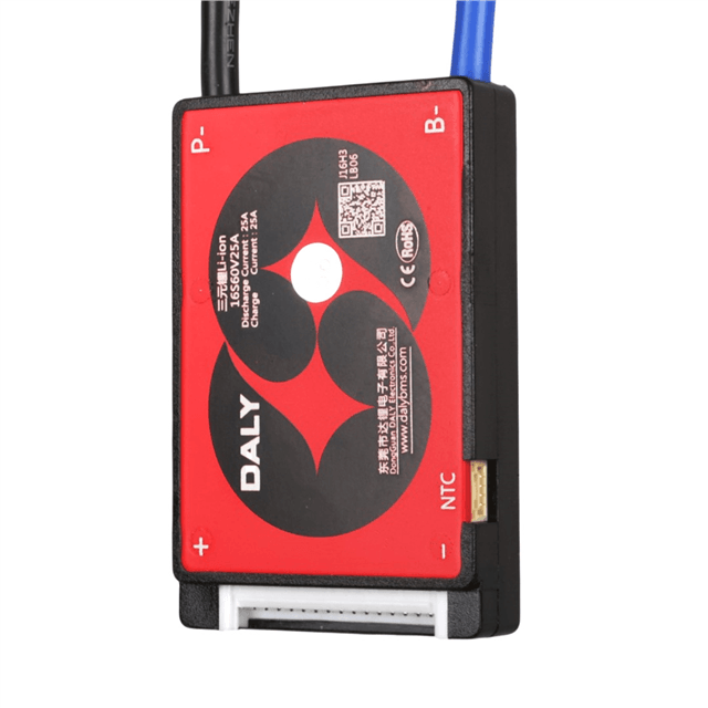DALY 16S 60V 25A Li-ion Lityum Batarya Akü Pasif Balanslı BMS Kartı - NTC Sıcaklık Sensörlü