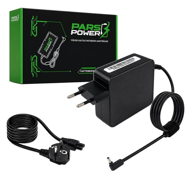 Parspower Prs-016 Plastik Kasa 19 V 3.42A 65W (3.0*1.1Mm) Standart Notebook Adaptör