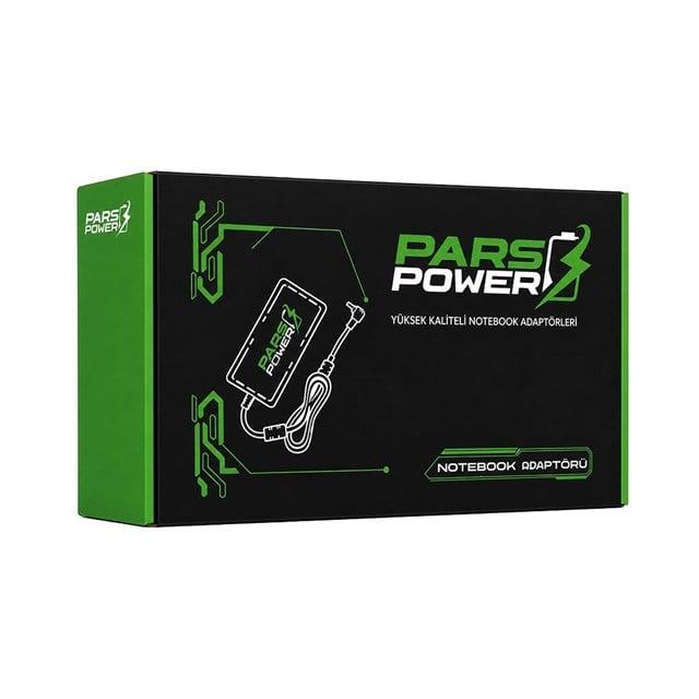 Parspower PRS-019 Plastik Kasa 19.5V 4.62A 90W (4.5-3.0mm) Standart Notebook Adaptör