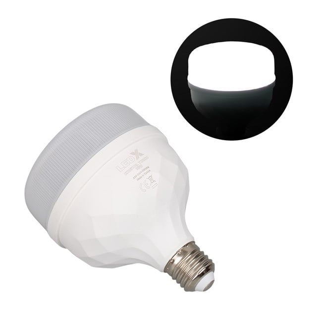 LedX AL-TB30 Akım Korumalı 30 Watt 3600 Lümen E27 Beyaz Kristal Torch Led Ampul