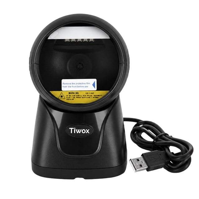 Tiwox VS-240 2D Karekod Kablolu USB Masaüstü Barkod Okuyucu
