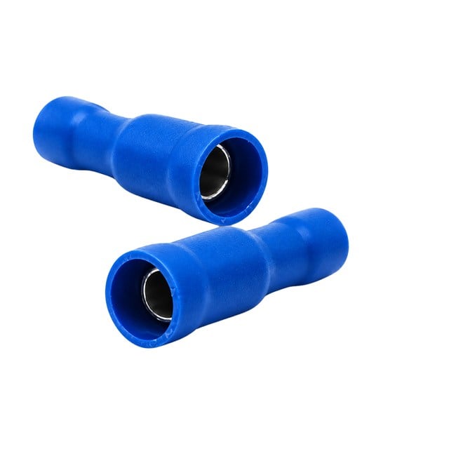 PowerMaster PM-39054 1,5-2,5MM2 Kesit 24x7x5mm Soket Mavi İzoleli Kablo Pabucu (100’lü Paket)