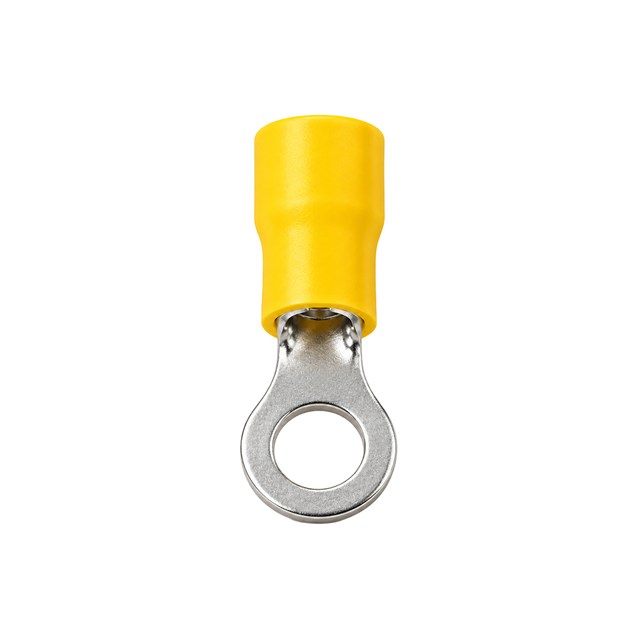 PowerMaster PM-39078 4-6mm2 Kesit 34x15x8mm Soket Sarı İzoleli Kablo Pabucu (100’lü Paket)