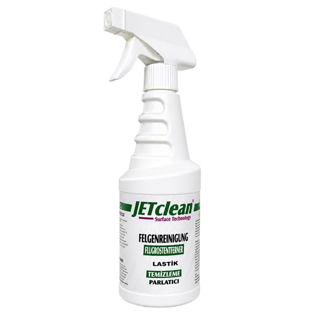 JETclean 500ml Jant Temizleme, Demir Tozu Sökücü ve Lastik Parlatıcı Sprey