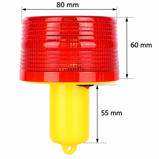 PowerMaster PM-39273 Kırmızı İkaz Lambası 125X80mm