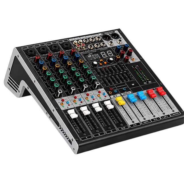 König KX-4 4 Kanal 2 Aux Giriş USB - MP3 - BT 99 DSP 2X7 Band EQ Deck Mikser