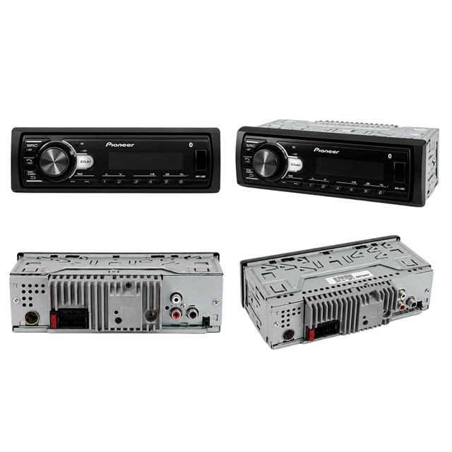 Pioneer MVH-140BT Usb Fm Aux Mp3 Bluetooth’lu Mekaniksiz Oto Teyp 4x50 Watt