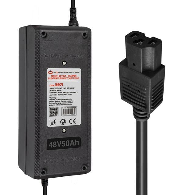 Powermaster PM-3971 48 Volt - 50 Amper Elektrikli Bisiklet Şarj Cihazı