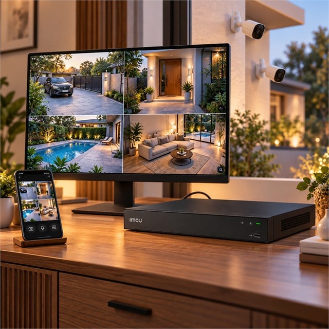 Imou NVR-N236-8A0E N236 4K HDMI + 1080P VGA · H.265 Dahili Mikrofon-Hoparlör 36 Kanal Nvr Kayıt Cihazı