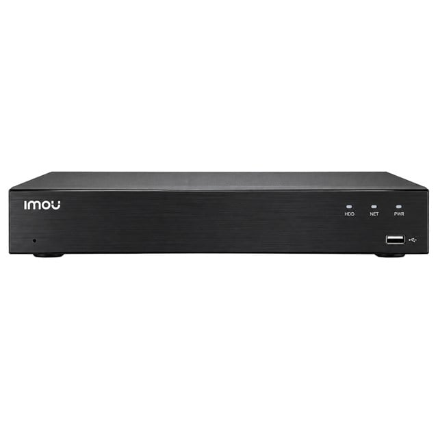 IMOU N236-16P 36 Kanal 16 PoE Girişli H.265 4K NVR Kayıt Cihazı 16TB Destekli Dahili Mikrofon Hoparlör