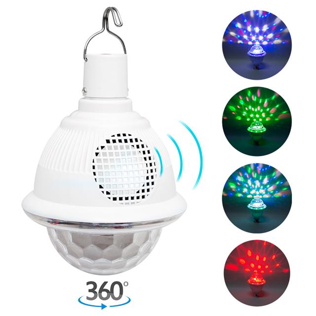 Powermaster Bluetooth Destekli Animasyonlu 10 Watt Şarjlı Ufo Tip Disko Topu PM-4191