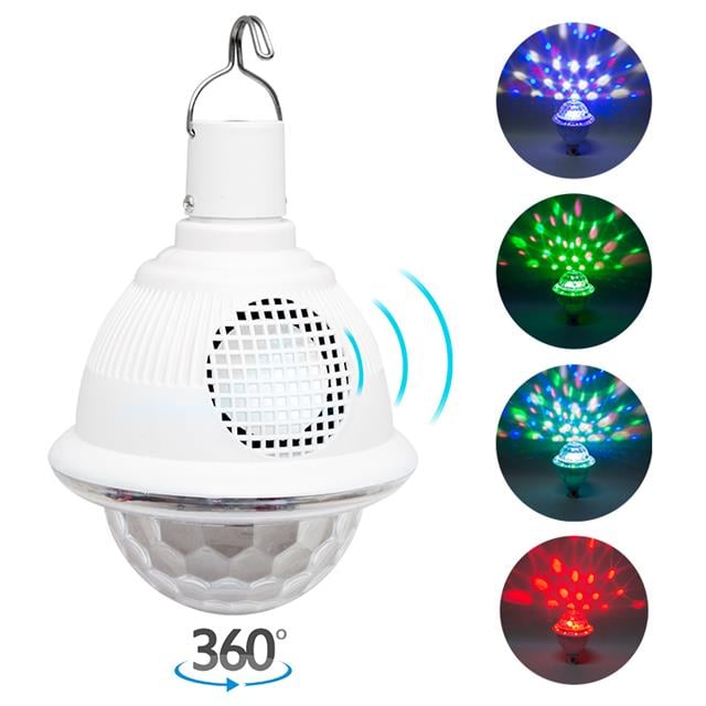 Powermaster Bluetooth Destekli Animasyonlu 10 Watt Şarjlı Ufo Tip Disko Topu PM-4191