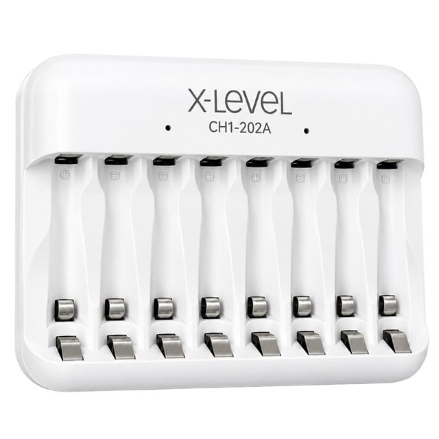 X-Level CH1-202A NI-MH AA-AAA 8’li Pil Şarj Cihazı