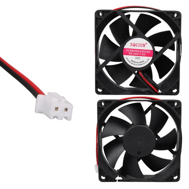 8x8 24 Volt Bilgisayar Fanı (80x80x25 Mm)
