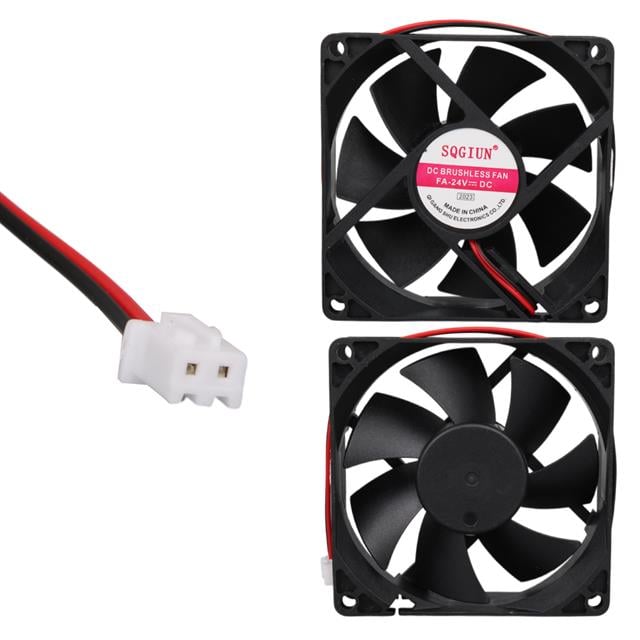 8x8 24 Volt Bilgisayar Fanı (80x80x25 Mm)