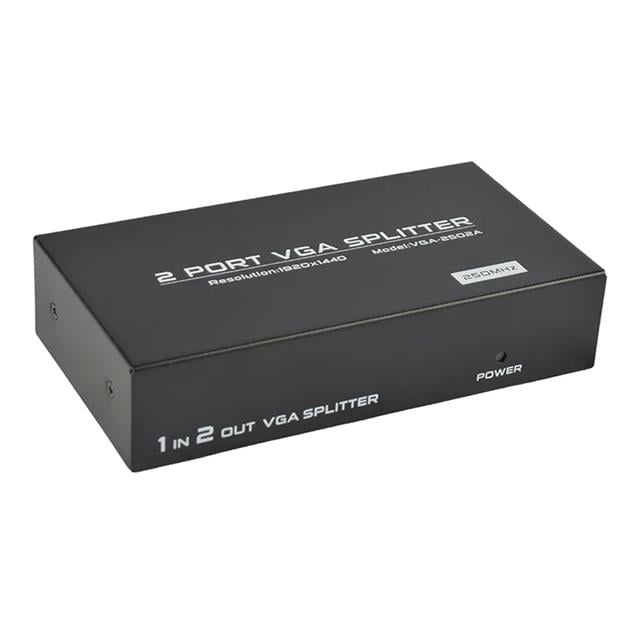 Powermaster VGA-2002 2 Port 200 Mhz 1920x1440 Vga Splıtter Dağıtıcı