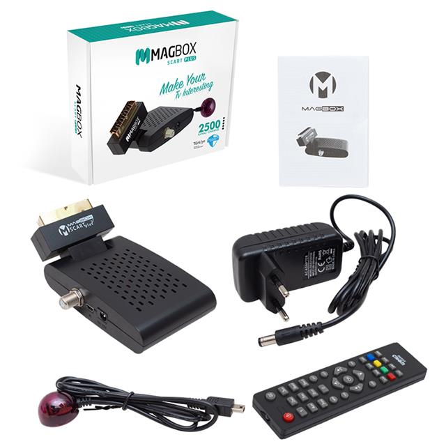 Magbox Scart Plus TKGS’li Scart Girişli Mini SD Uydu Alıcısı