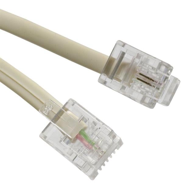 Powermaster PM-5899 Hazır 2 Pin Soketli 10 Metre Telefon Hat Kablosu 6P/2C