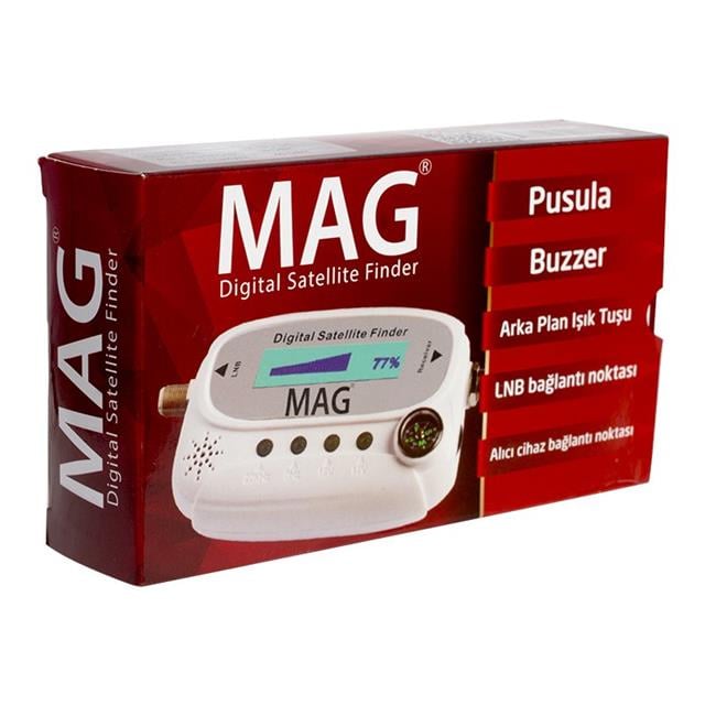 Mag MG-6300 LCD Ekranlı Mini Dijital Uydu Bulucu