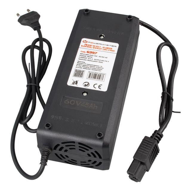 Powermaster PM-6397 60 Volt - 45 Amper Elektrikli Bisiklet Şarj Cihazı