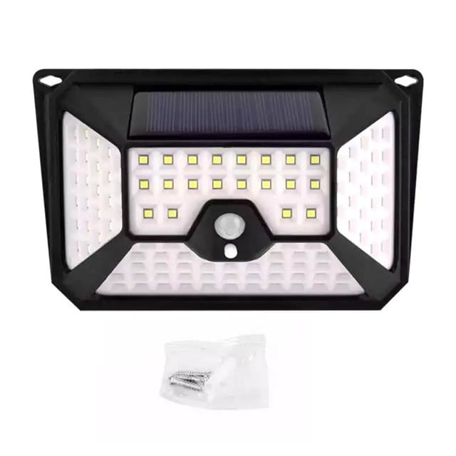 Powermaster YT-109 Hareket Sensörlü 3 Çalışma Modlu 109 SMD Led Solar Bahçe Duvar Aydınlatma Lambası