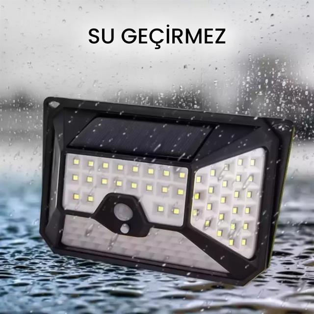 Powermaster YT-109 Hareket Sensörlü 3 Çalışma Modlu 109 SMD Led Solar Bahçe Duvar Aydınlatma Lambası