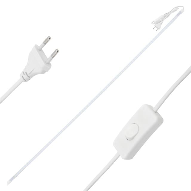 Powermaster 220V-20W Anahtarlı 80-90 Lümen 144 Led 120 Cm Beyaz Kasa Seyyar Çubuk Led PWR-6933