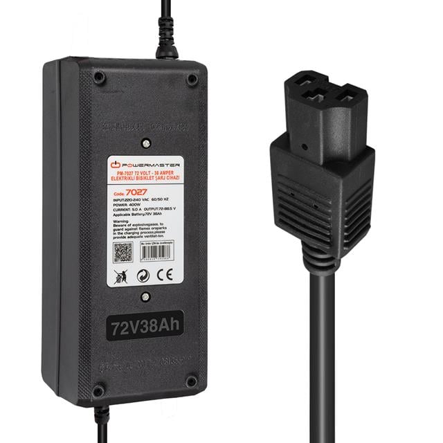 Powermaster PM-7027 72 Volt - 38 Amper Elektrikli Bisiklet Şarj Cihazı